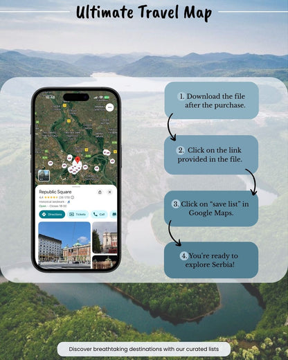 Serbia Travel Map - Sight Maps