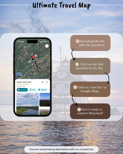 Maryland Travel Map - Sight Maps