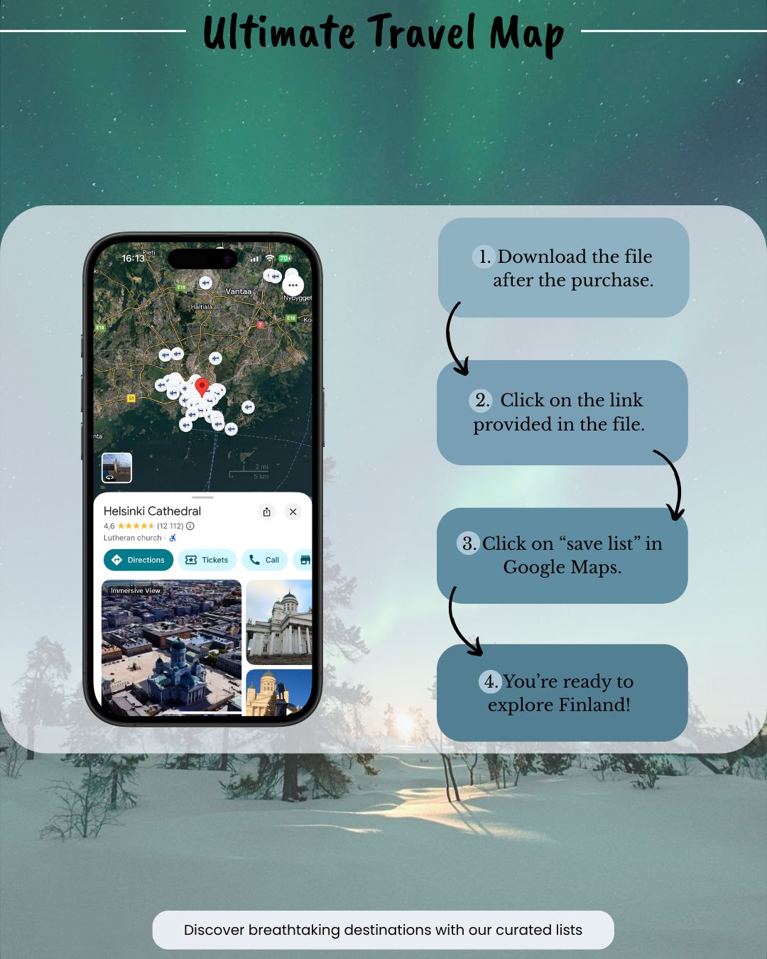 Finland Travel Map - Sight Maps