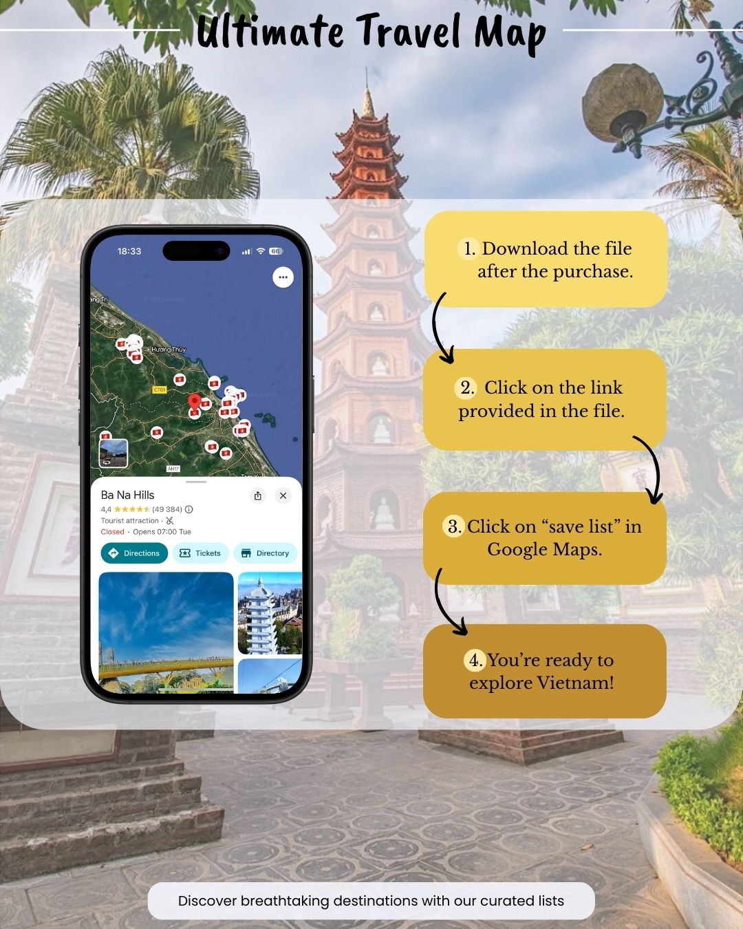 Vietnam Travel Map - Sight Maps