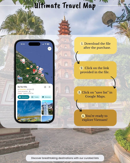 Vietnam Travel Map - Sight Maps