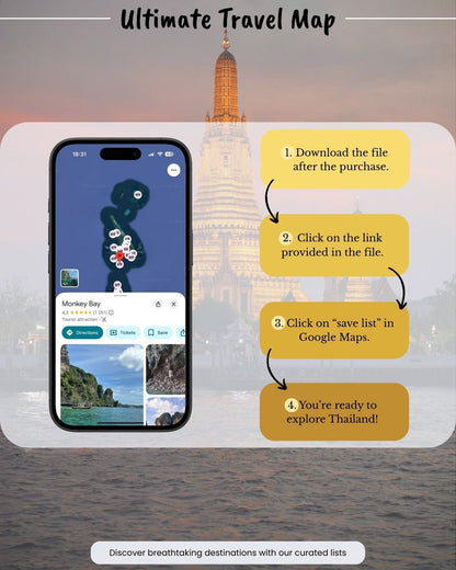 Thailand Travel Map - Sight Maps