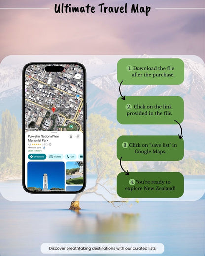 New Zealand Travel Map - Sight Maps