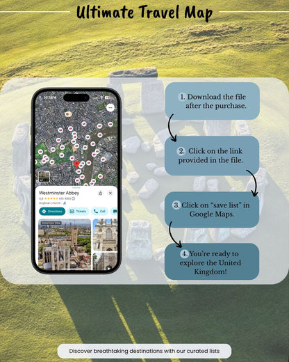 UK + France Adventure - Sight Maps