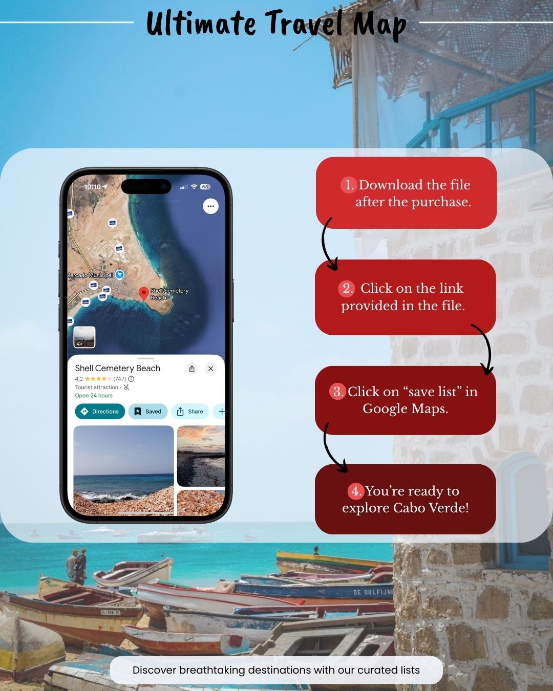 Cabo Verde Travel Map - Sight Maps