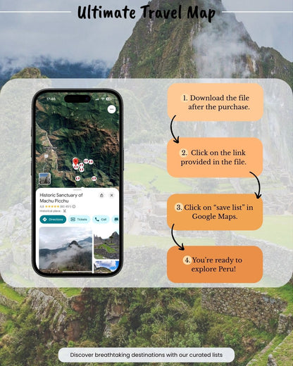 Peru Travel Map - by Sight Maps