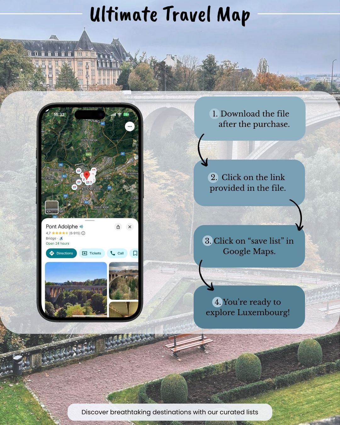 Luxembourg Travel Map - Sight Maps