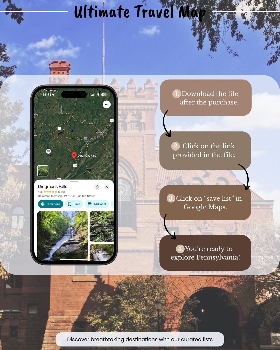 Pennsylvania Travel Map - Sight Maps