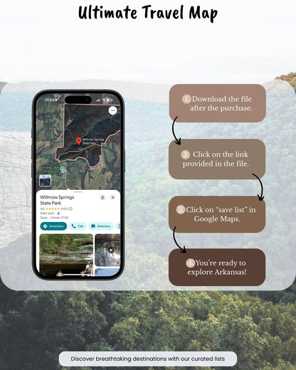 Arkansas Travel Map - Sight Maps