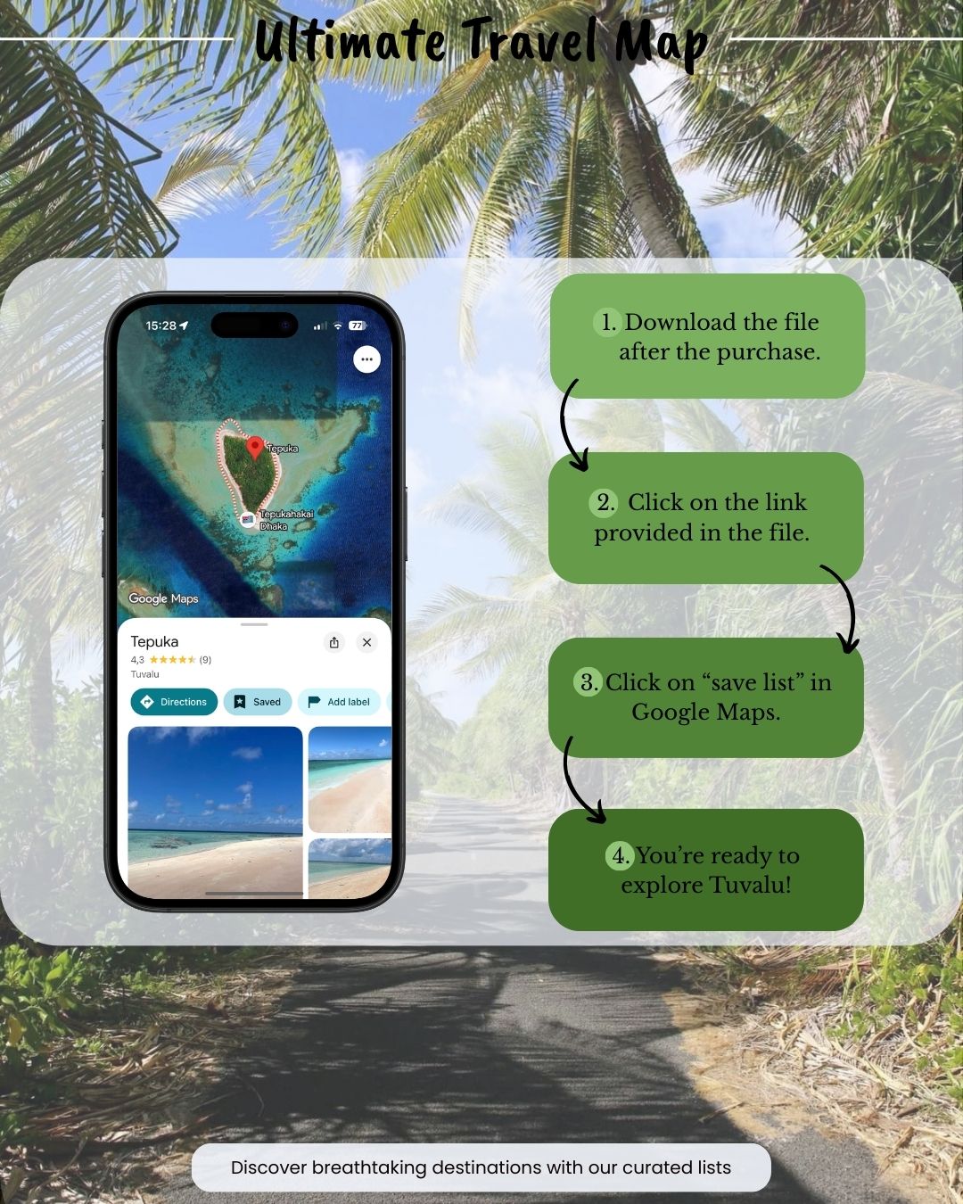 Tuvalu Travel Map - Sight Maps