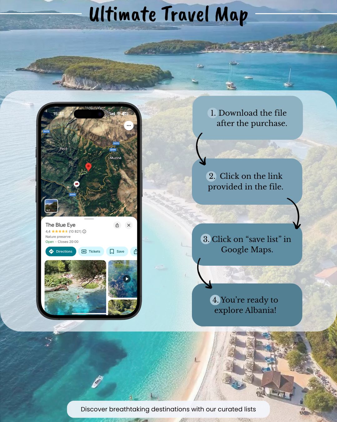 Albania Travel Map - Sight Maps