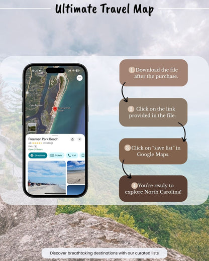 North Carolina Travel Map - Sight Maps