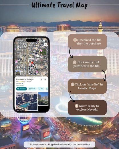 Nevada Travel Map - Sight Maps