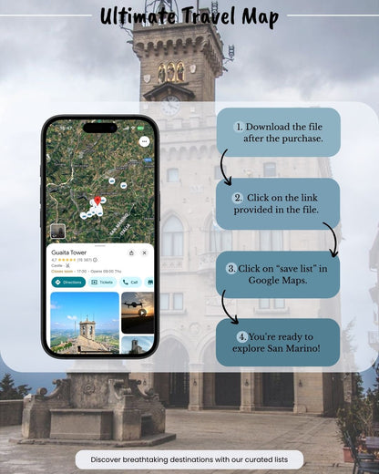 San Marino Travel Map - Sight Maps