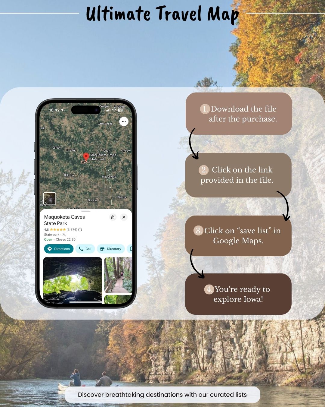 Iowa Travel Map - by Sight Maps