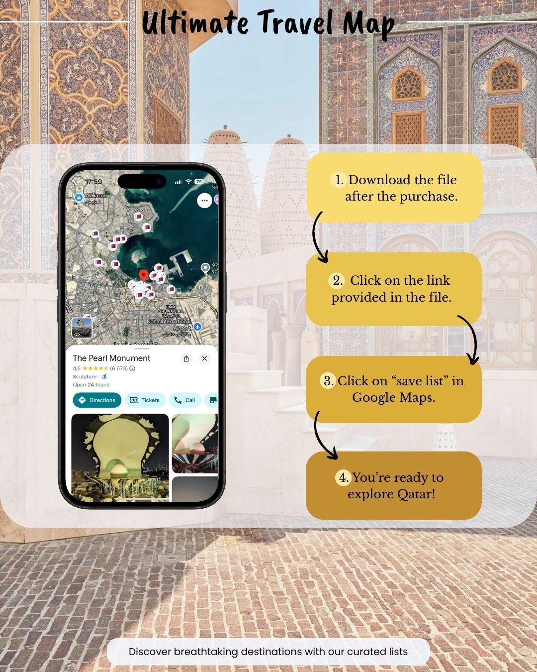 Qatar Travel Map - by Sight Maps