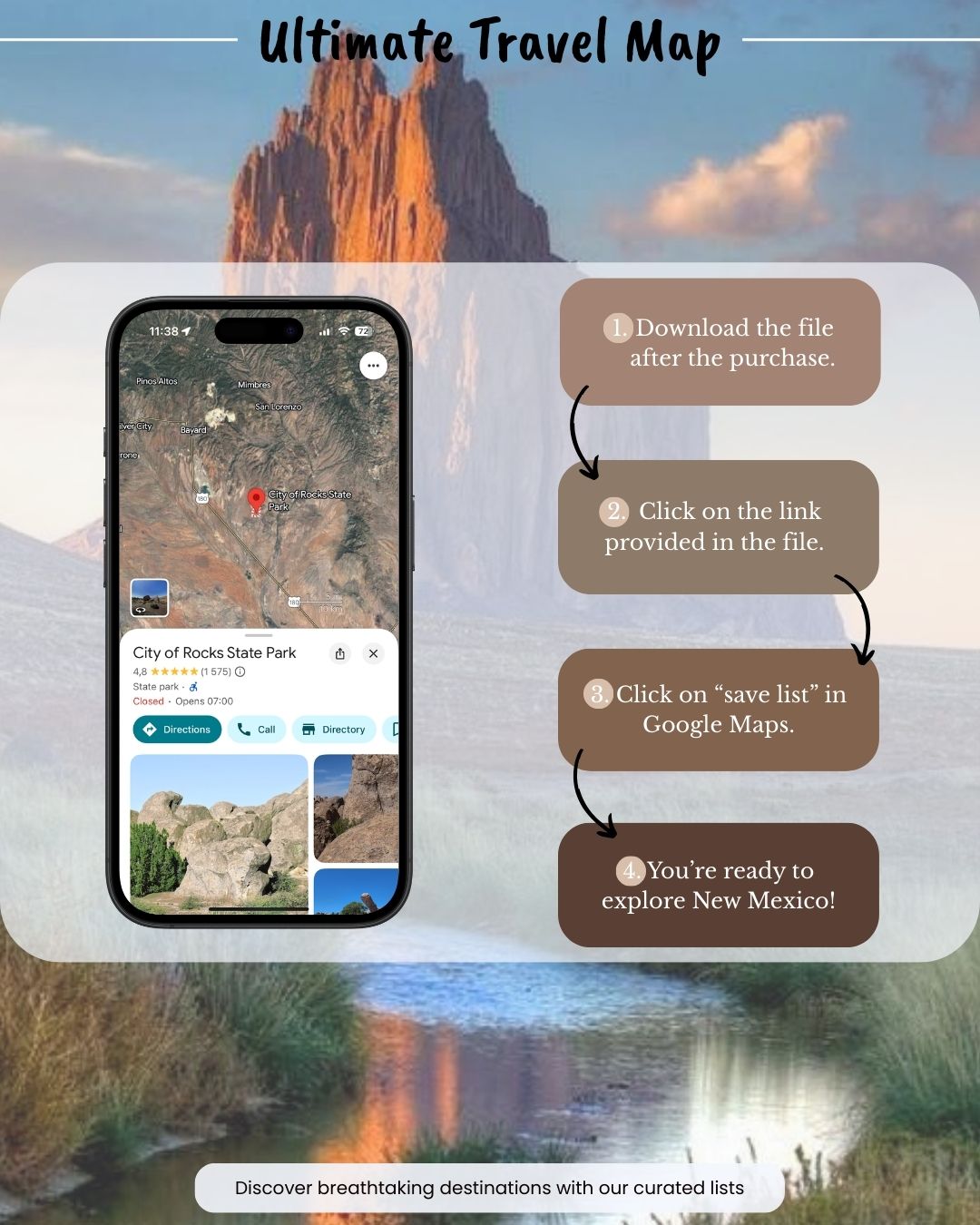 New Mexico Travel Map - Sight Maps