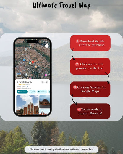 Rwanda Travel Map - Sight Maps