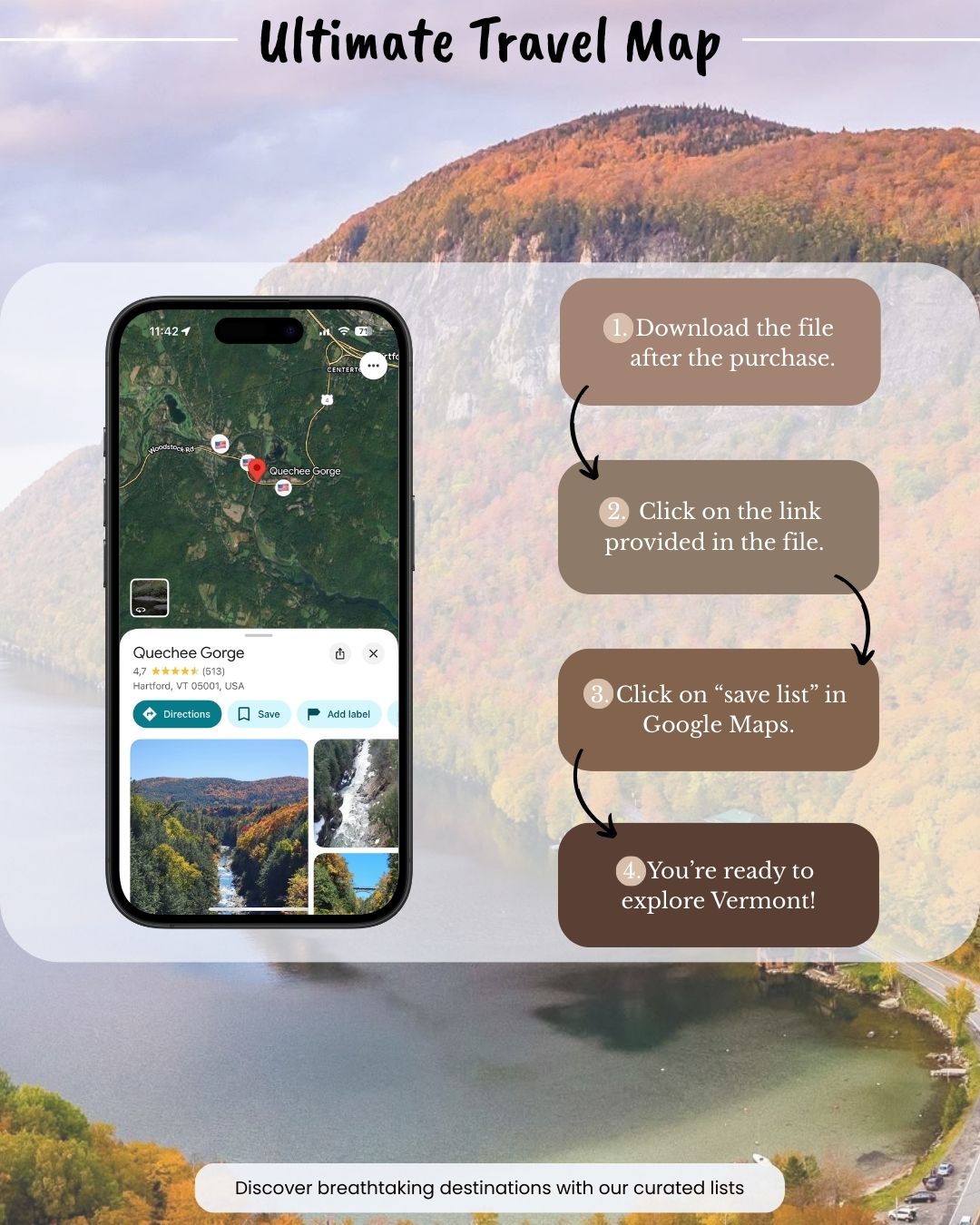 Vermont Travel Map - Sight Maps