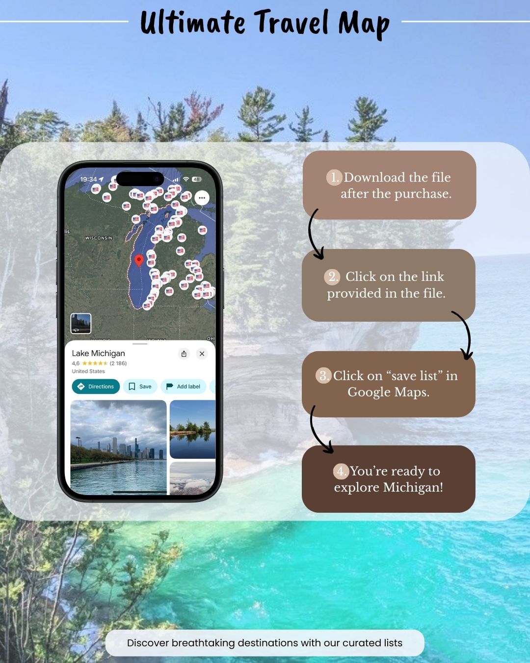 Michigan Travel Map - Sight Maps