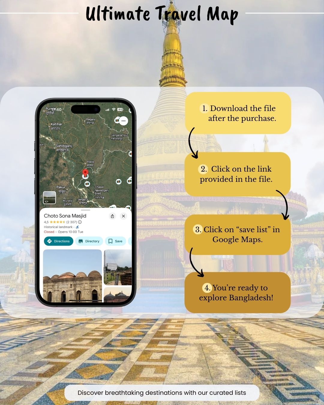 Bangladesh Travel Map - Sight Maps