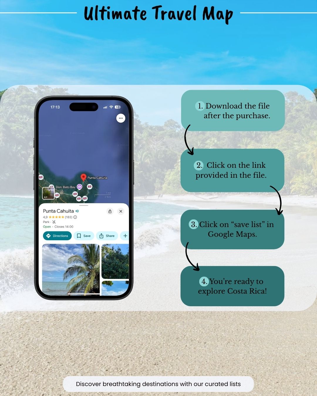 Costa Rica Travel Map - Sight Maps
