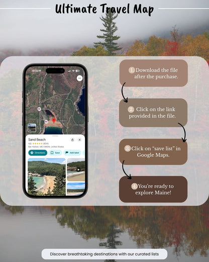 Maine Travel Map - by Sight Maps