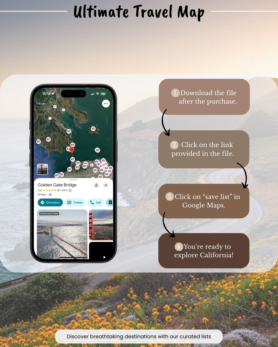 California Travel Map - Sight Maps