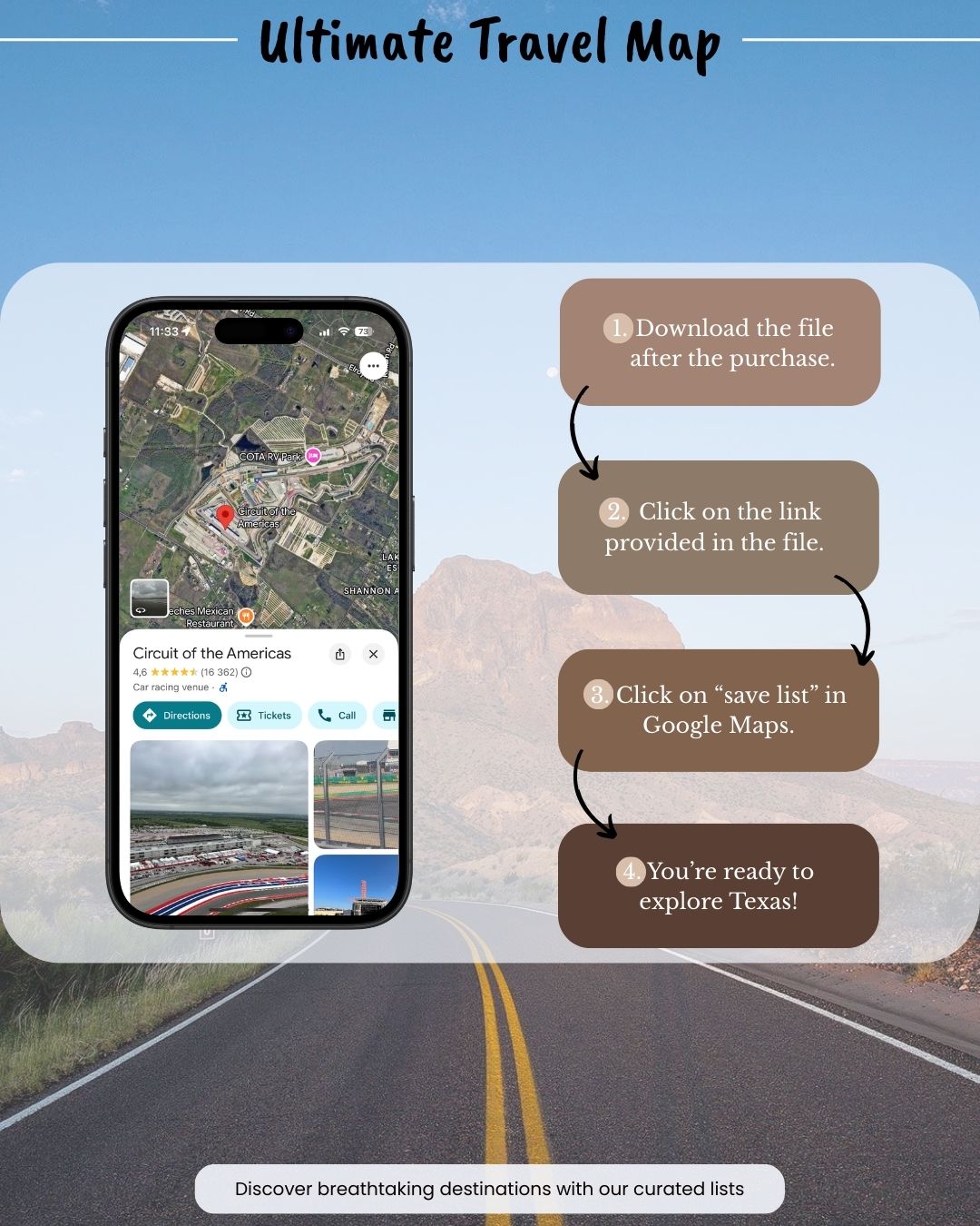 Texas Travel Map - by Sight Maps