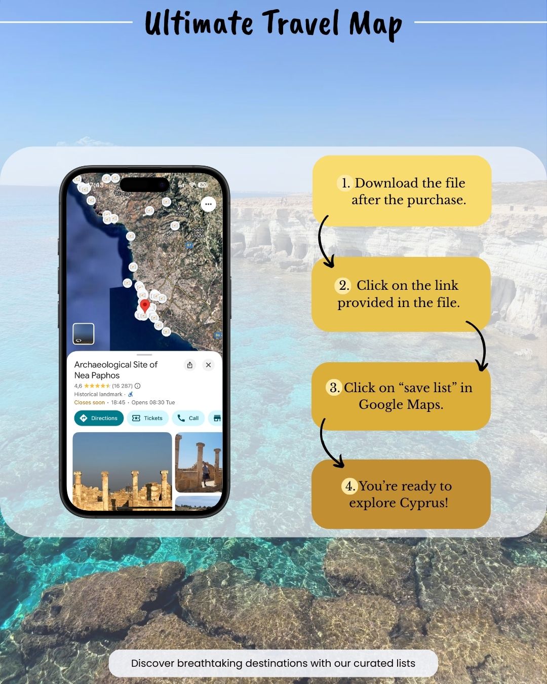 Cyprus Travel Map - Sight Maps