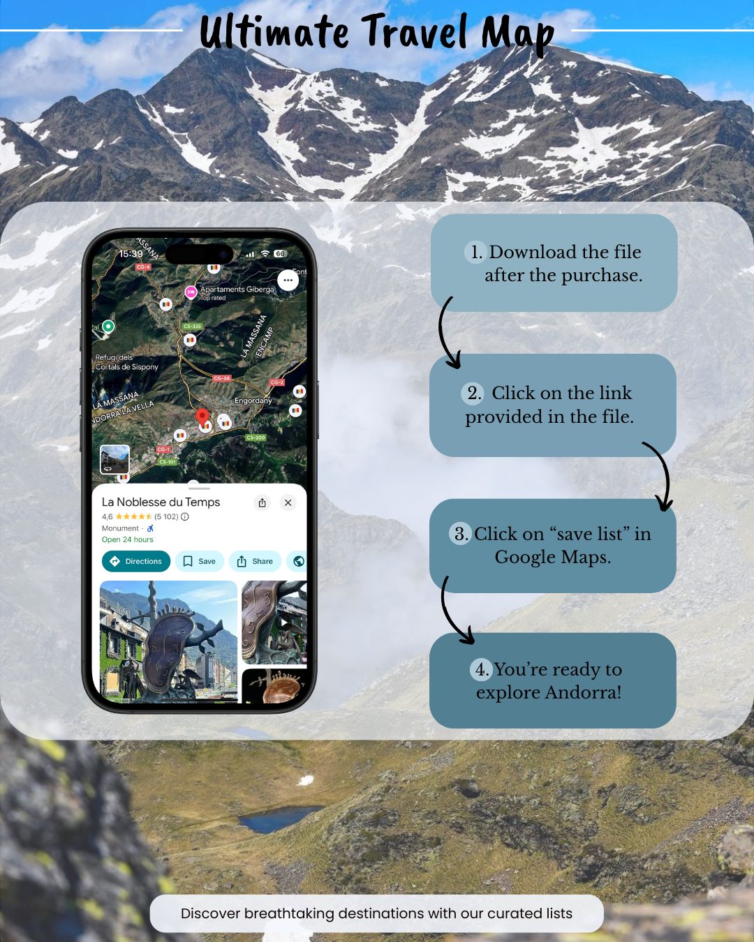 Andorra Travel Map - Sight Maps