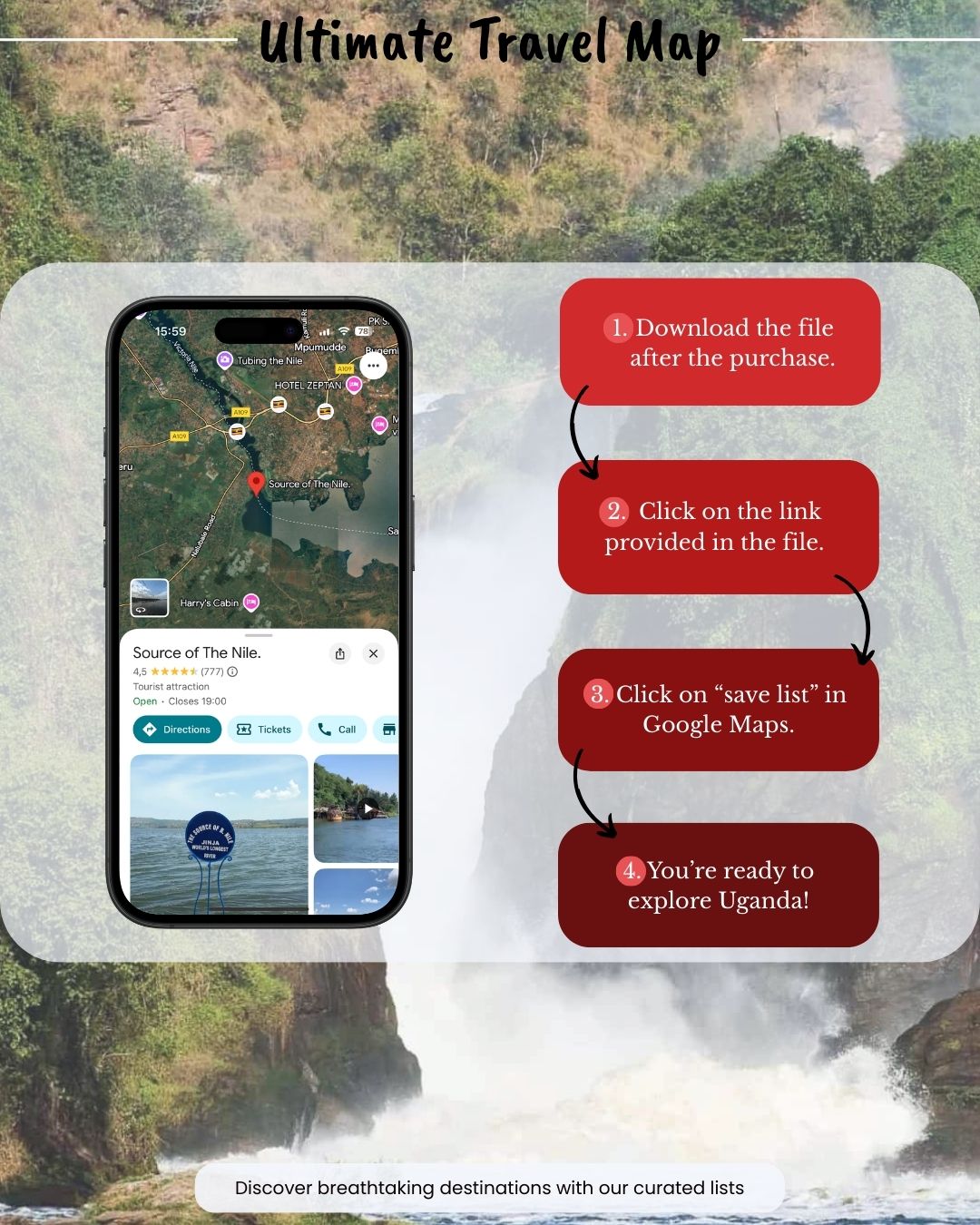 Uganda Travel Map - Sight Maps