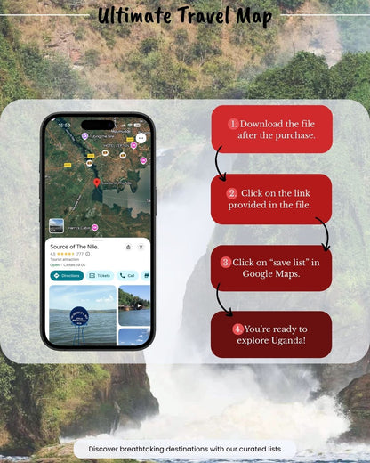 Uganda Travel Map - Sight Maps