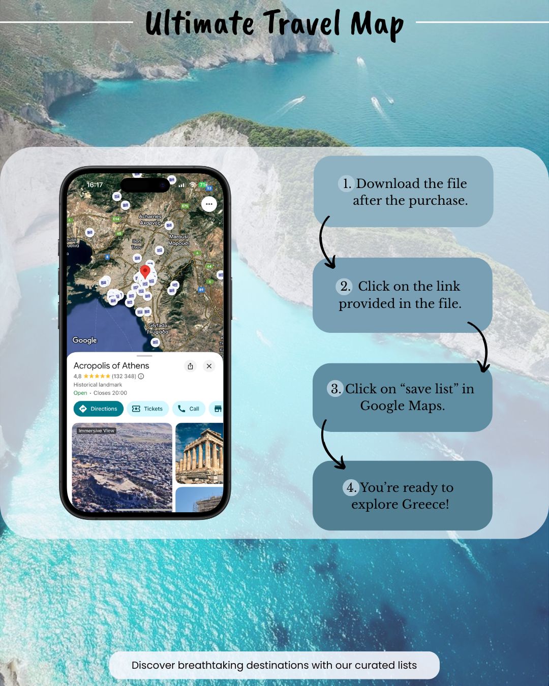 Greece Travel Map - Sight Maps