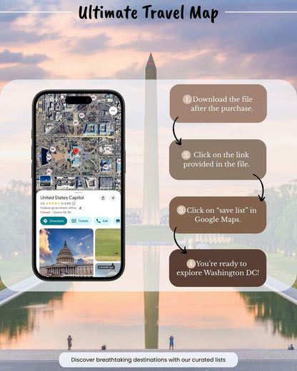 Washington DC Travel Map - Sight Maps