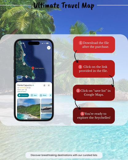 Seychelles Travel Map - Sight Maps