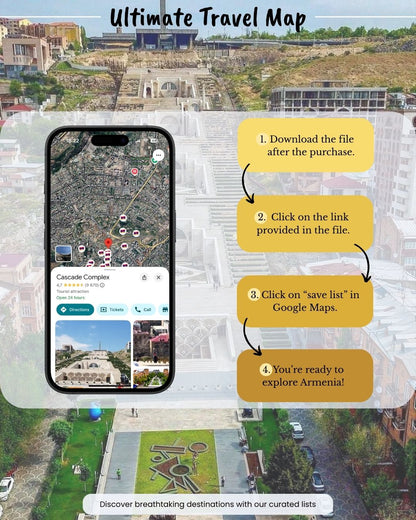 Armenia Travel Map - Sight Maps