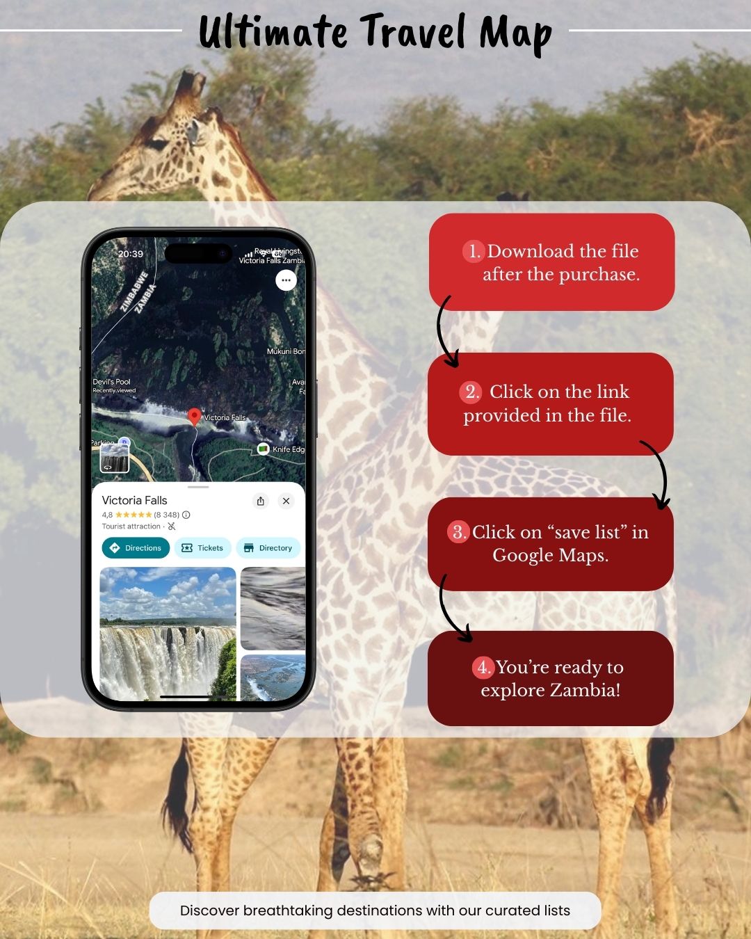 Zambia Travel Map - Sight Maps
