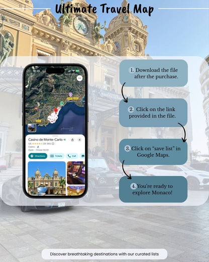 Monaco Travel Map - Sight Maps