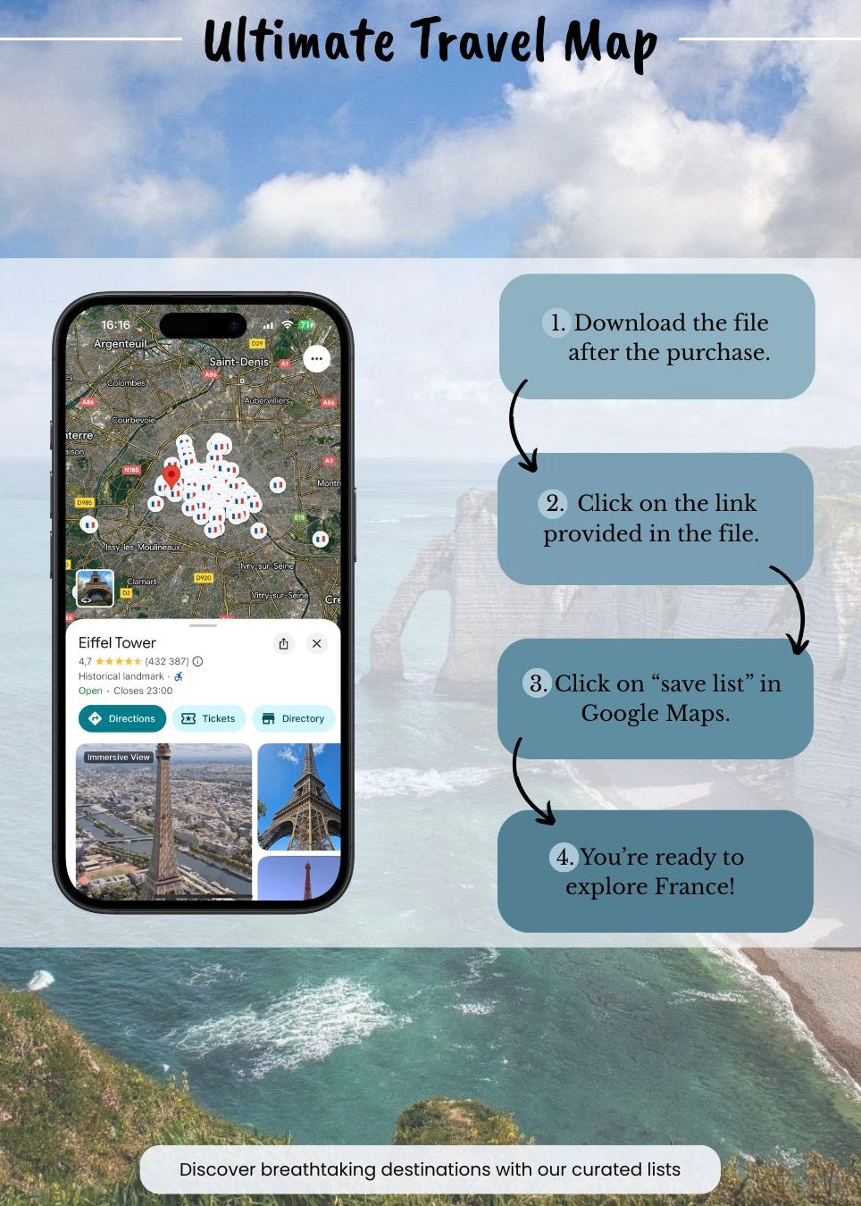 France Travel Map - Sight Maps