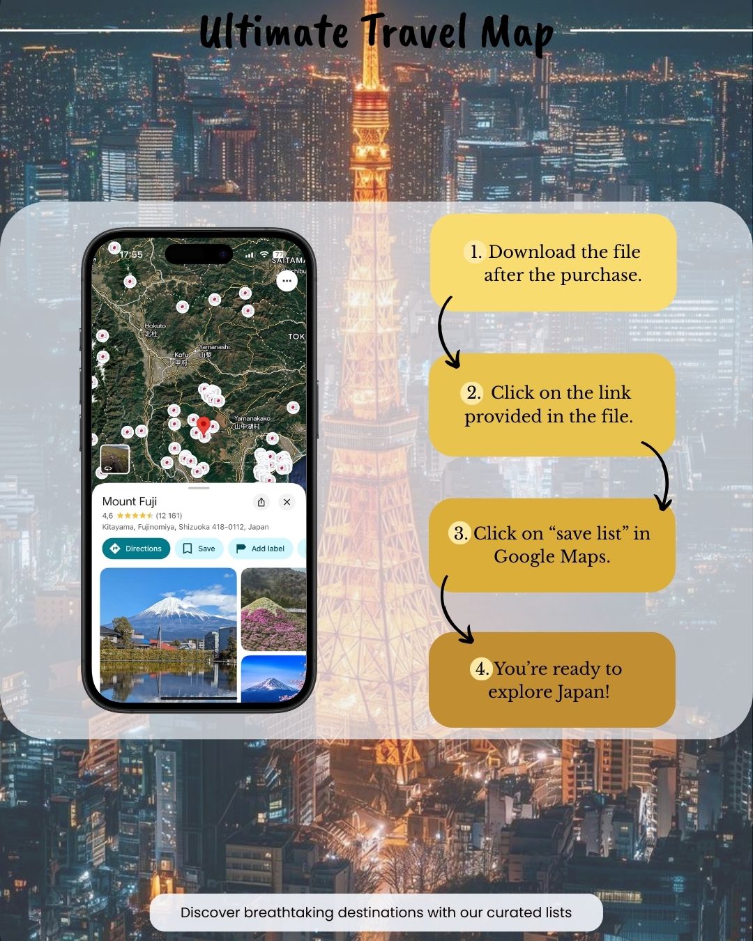Japan Travel Map - by Sight Maps