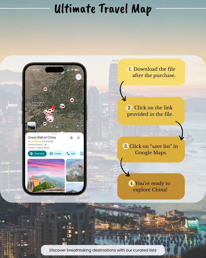 China Travel Map - by Sight Maps
