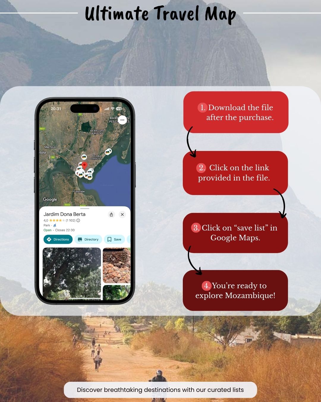 Mozambique Travel Map - Sight Maps