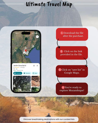 Mozambique Travel Map - Sight Maps