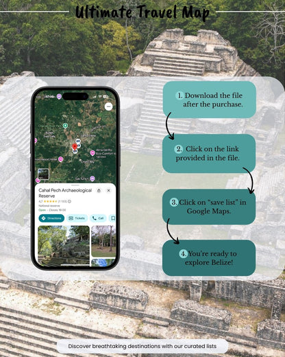 Maya Route Trip - Sight Maps
