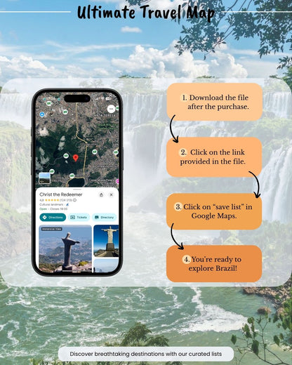 Brazil + Peru Trip - Sight Maps