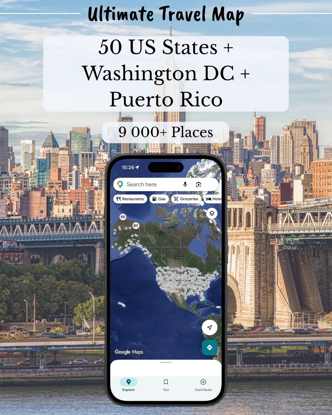 Ultimate USA Travel Bundle - Sight Maps