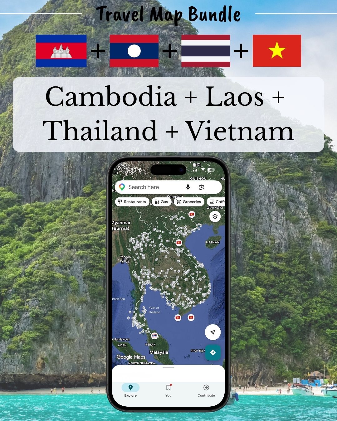 Southeast Asia Adventure Bundle - Sight Maps