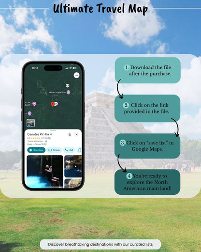 North America Travel Bundle - Sight Maps