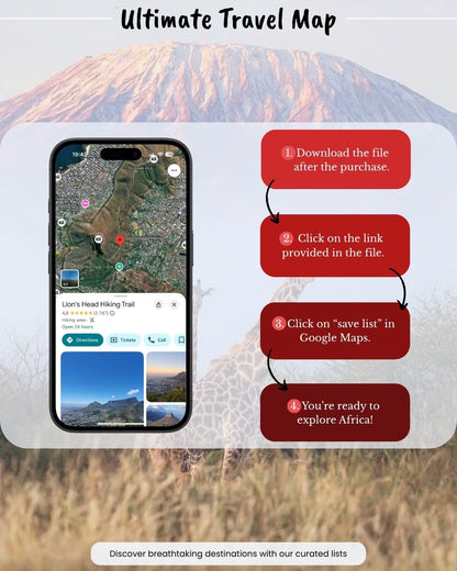 Africa Travel Bundle - Sight Maps